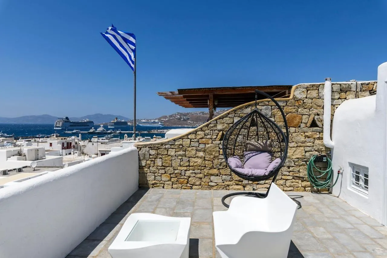 Floral Villa With Marvelous View To Mykonos Town 0*,  Greece